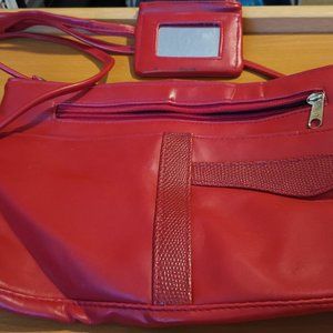 Red Leather Purse